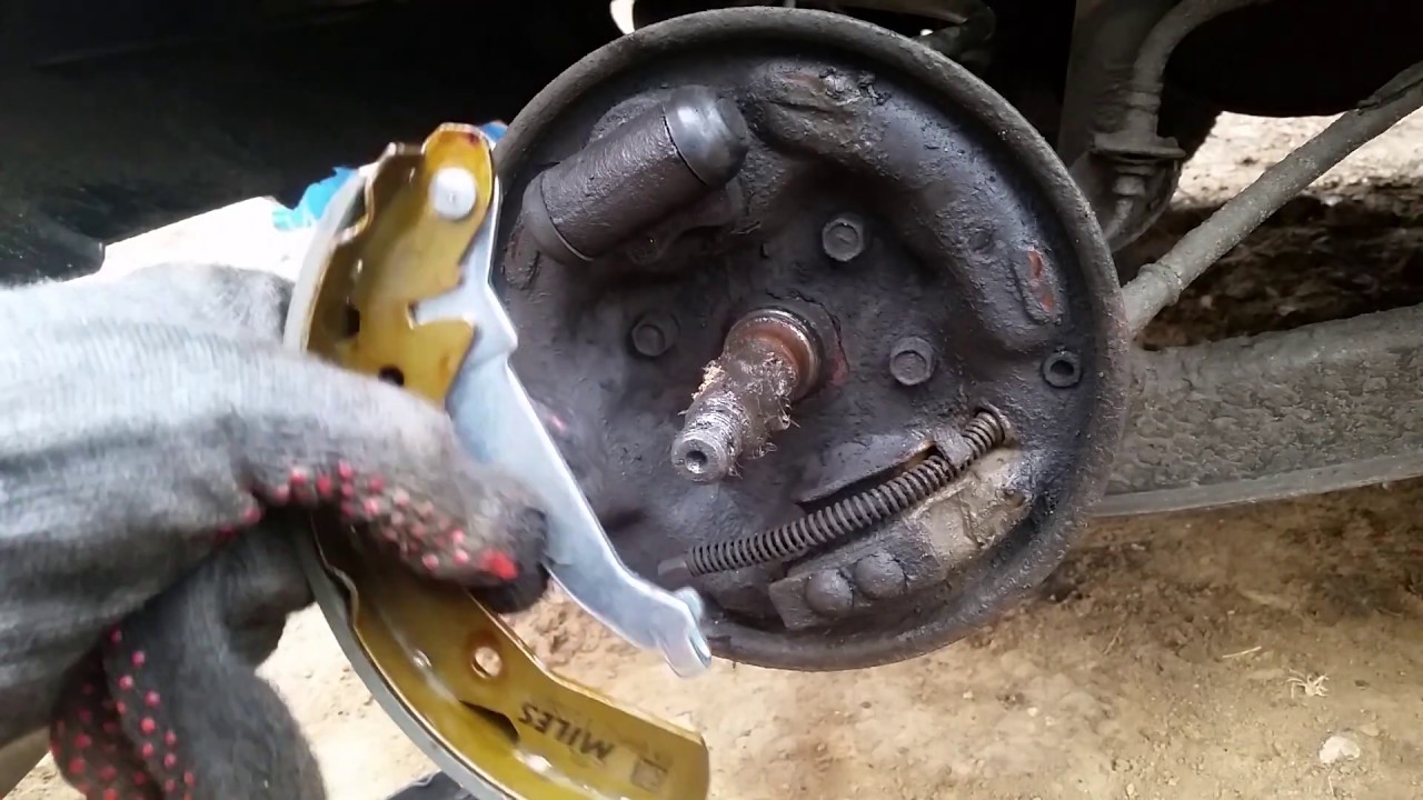 Замена задних колодок на дэу матиз (Daewoo Matiz)