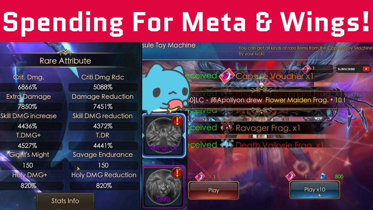 Spending For Flower Maiden - 2x Tier 12 Wrathwings - Legacy of Discord - Apollyon