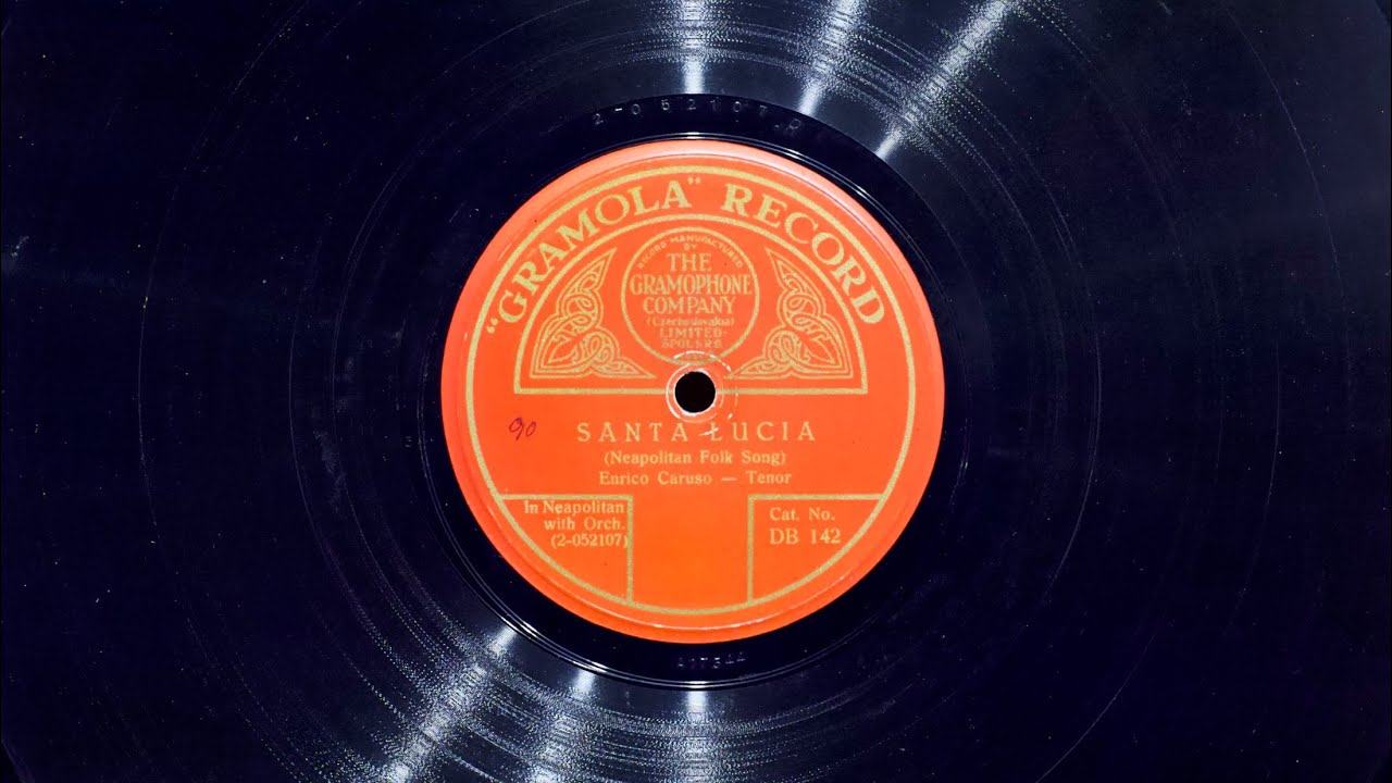 Santa Lucia • Enrico Caruso (EMG Mark Xb Oversize Gramophone)