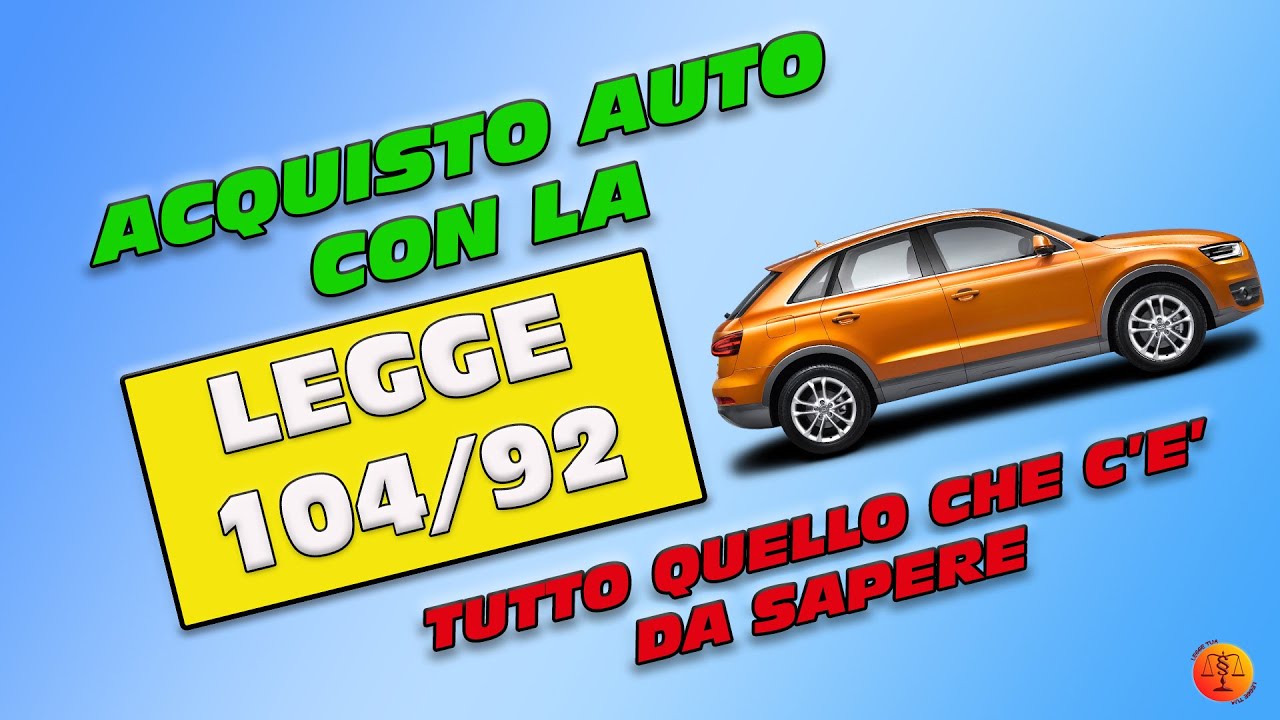 Acquisto auto con la legge 104
