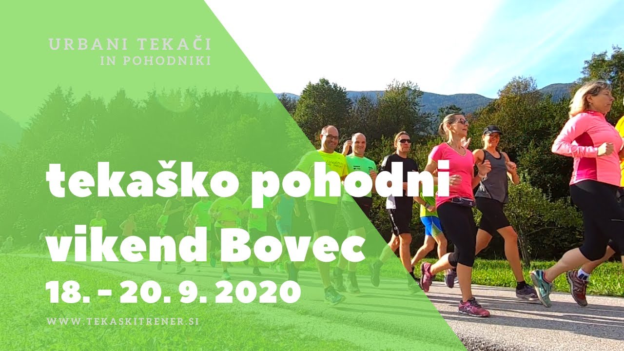 Bovec tekaško pohodni vikend 2020