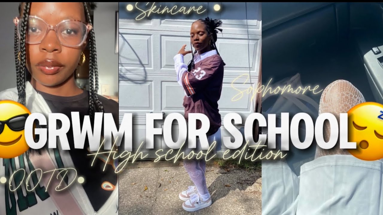 First day of sophomore year | get ready with me 🎀🫧 #firstdayofschool