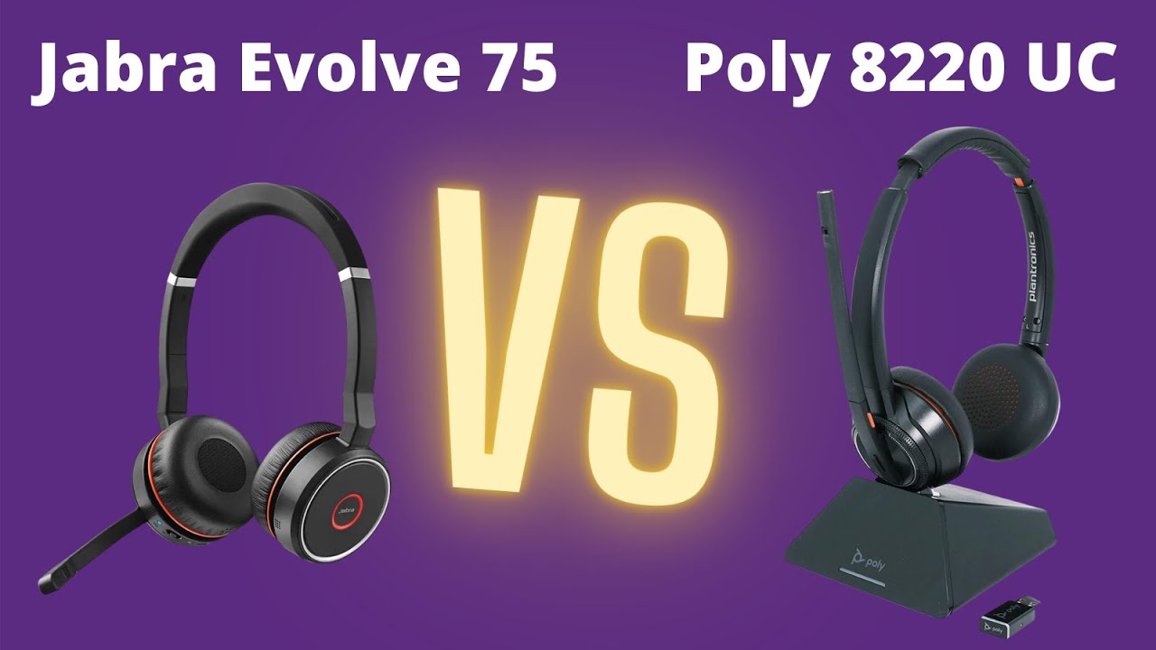 Jabra Evolve 75 Vs Poly 8220 UC - MIC TEST & Comparison