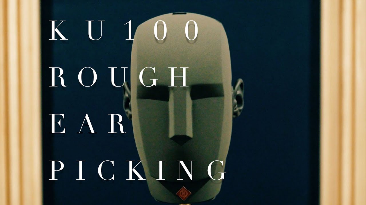 【KU100】ROUGH Ear Picking ASMR! Which side do you like more? Left or Right?