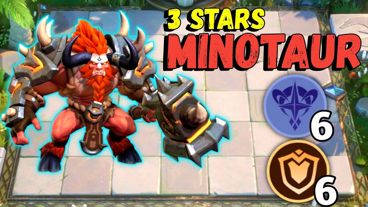 3 Stars MINOTAUR | 6 ASTRO POWER and 6 DEFENDER | Magic Chess Go Go