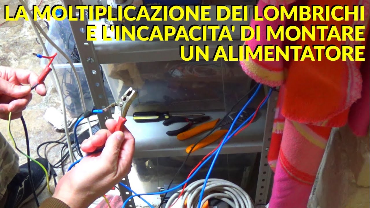 CAMBIO ALIMENTATORE, i LOMBRICHI si MOLTIPLICANO ed IO MI DEMENTO #lombrichi #radio #noise #filter