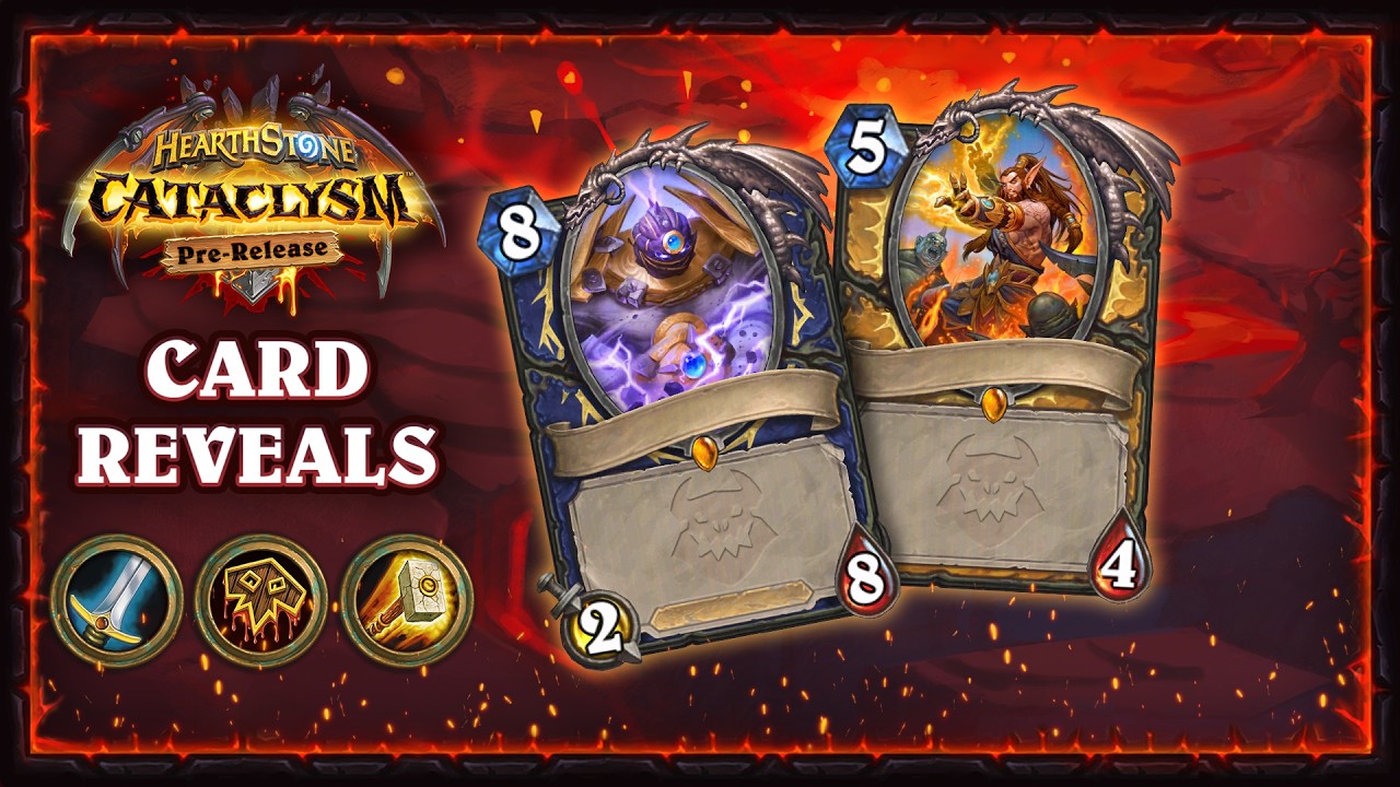 NEW Warrior, Paladin & Shaman cards with Zeddy & Friends | CATACLYSM | Hearthstone