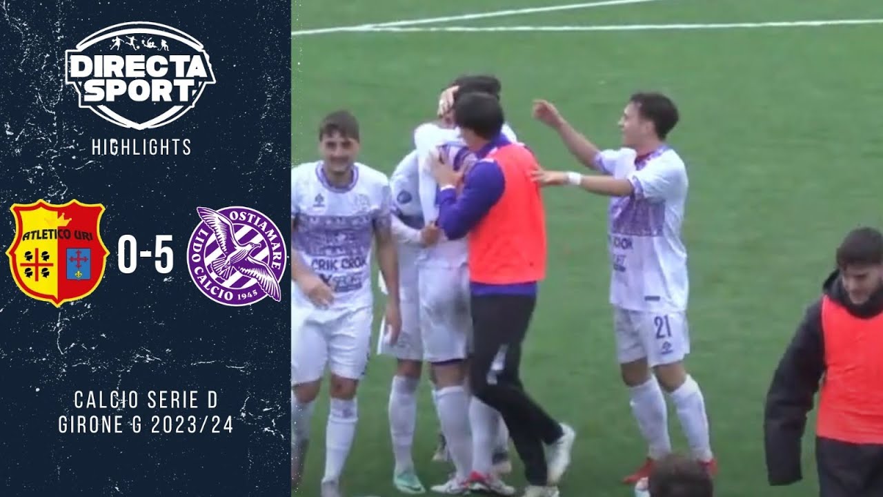Calcio Serie D Gir.  G    US Atletico - Uri-Ostiamare 0-5 (Highlights)