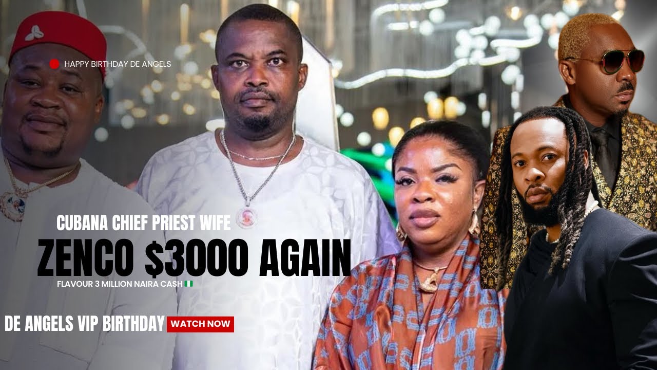 Zenco Drops $3000 & Flavour Surprises With 3 Million Naira at Chief Priest’s Wife Birthday! 💸🔥