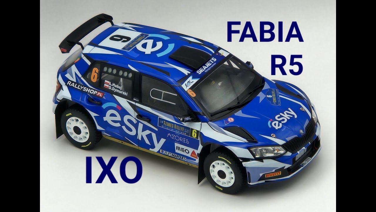 Skoda Fabia R5 IXO, skala 1/24. eSky .