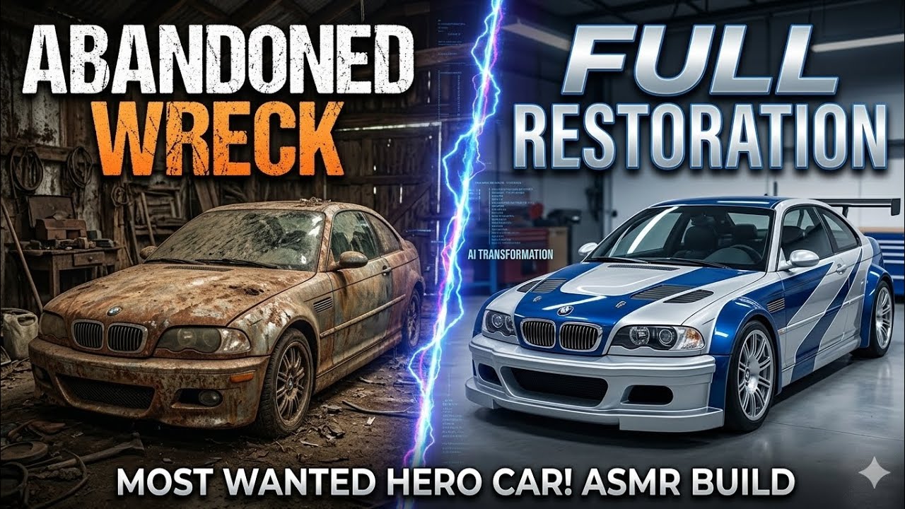 Abandoned BMW M3 GTR Full Restoration (NFS Most Wanted ASMR)