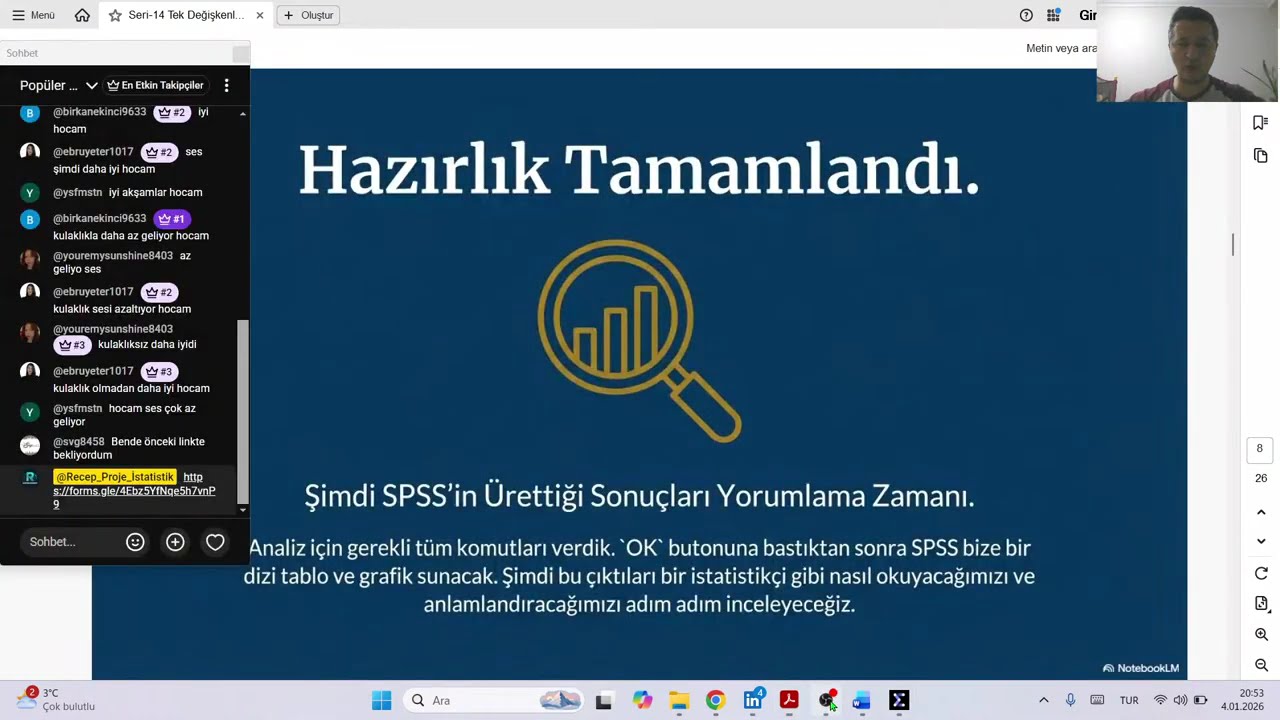 📈 6. SPSS İLE Tek Değişkenli Normallik ve Aykırı Değerler İle Baş Etme | Canlı Ders Serisi - 6