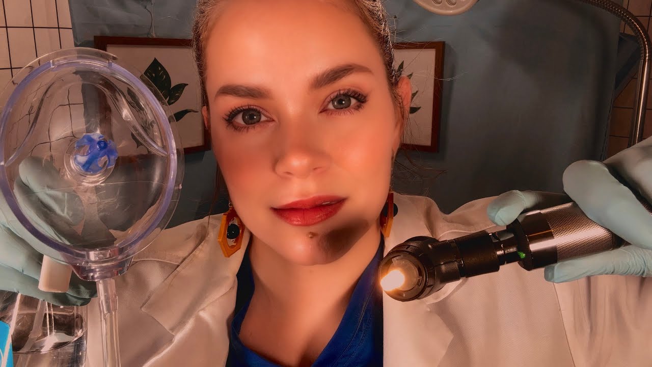 ASMR Audiologist Ear Exam | Ear Cleaning, Hearing Tests, Muffled Hearing