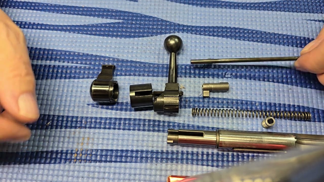 Disassembly of a Anschutz 54 Match 1400 Series Bolt and Firing Pin Spring Removal