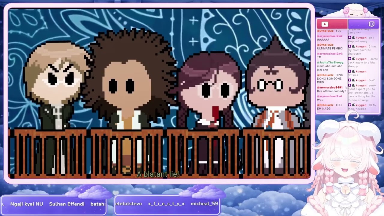 Реакция на Danganronpa, но очень-очень быстрая / Это точно.