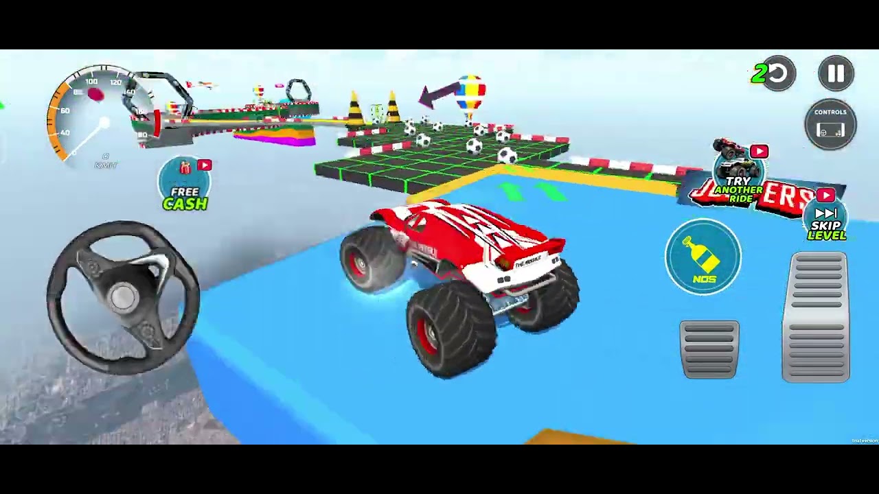 Extreme Monster Truck Impossible Mega Tracks 3D Ramp Android Gameplay