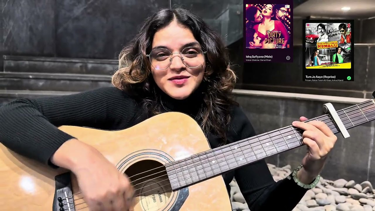 Guitar tutorial for Ishq sufiyaana x Tum jo aaye 🎸#youtube #guitartutorial #youtubeindia 