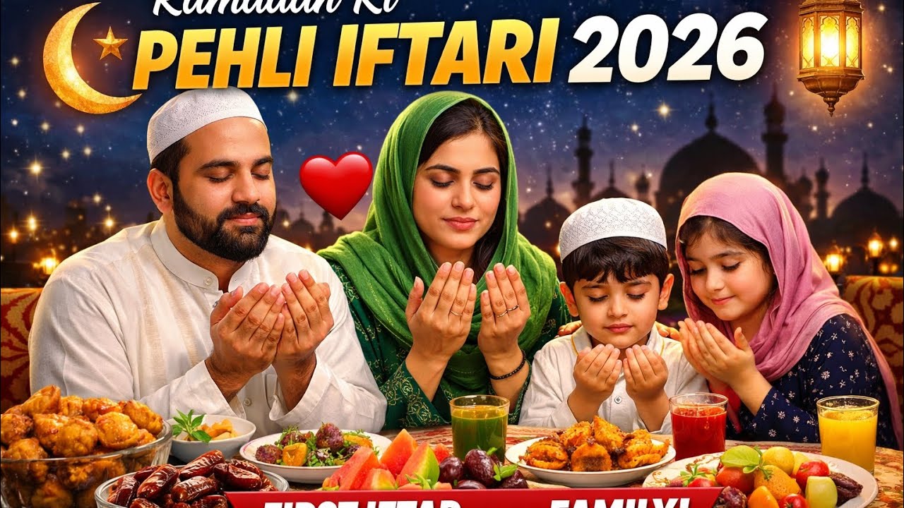Ramadan Mubarak 🌙 Pehli Iftari Ka Dastarkhwan | Full Iftar Vlog | Indian Ramadan @themustafathing 