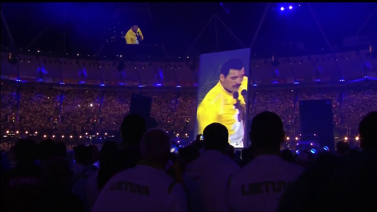 Freddie Mercury's Vocal Improvisation With Public + London 2012 Performance