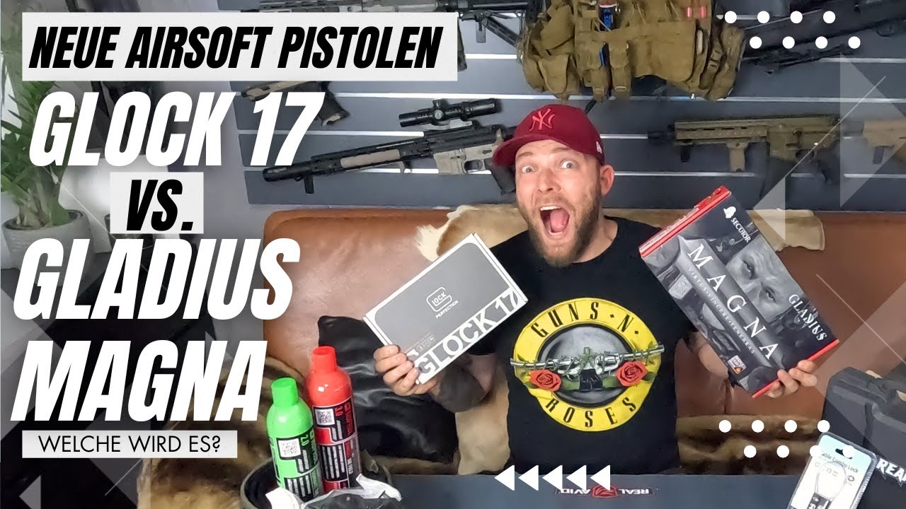 Welche ist die bessere Airsoft Pistole Glock oder Magna ? | Pistole Airsoft Review Test