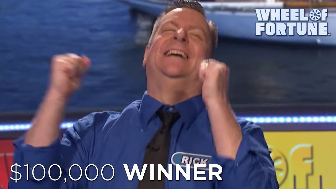 Wheel of Fortune: Rick's $100,000 Win!