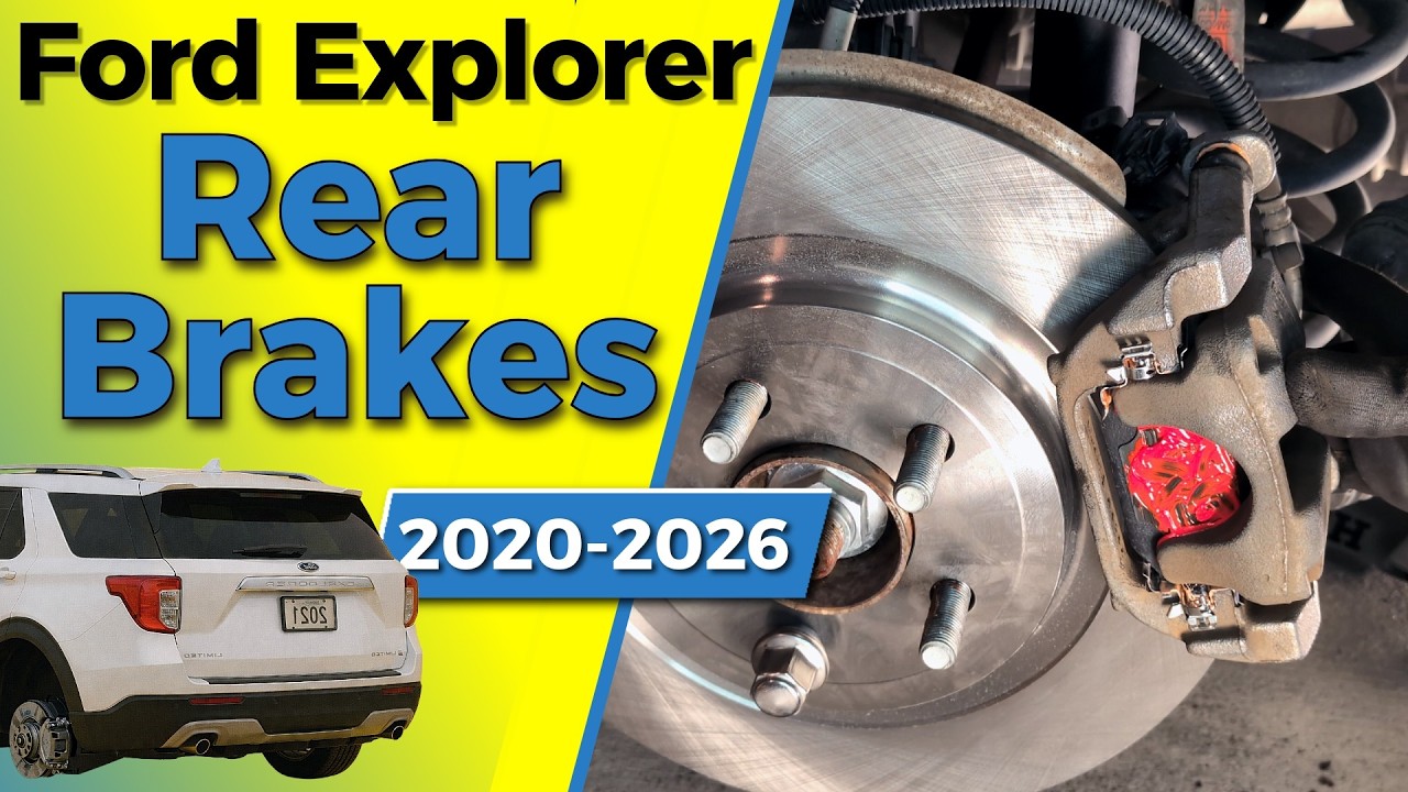 Ford Explorer Rear Brake Replacement (2020-2025) | Pads, Rotor & Brake Maintenance Mode DIY guide
