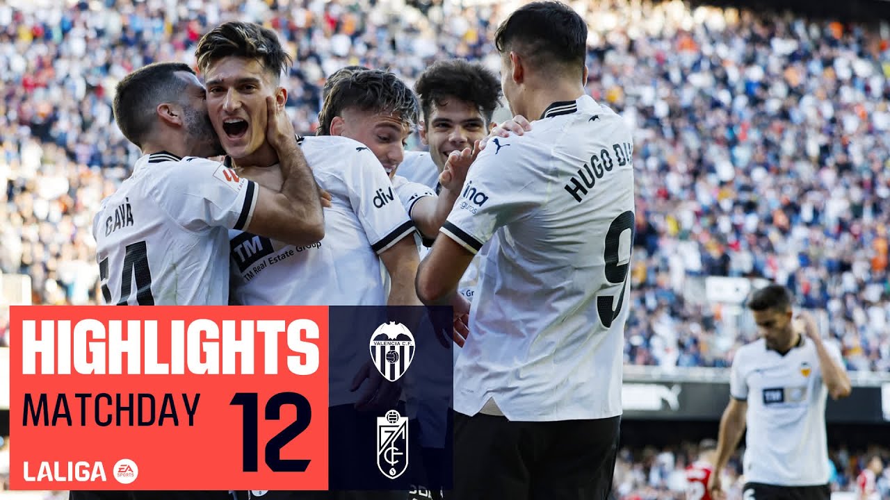 Highlights Valencia CF vs Granada CF (1-0)