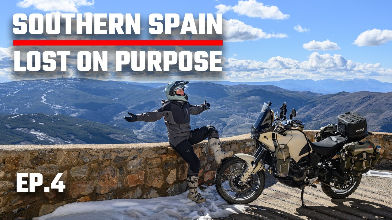 Getting lost ON PURPOSE?! Solo Motorcycle adventures in ANDALUSIA, SOUTHERN SPAIN (S7-EP4)