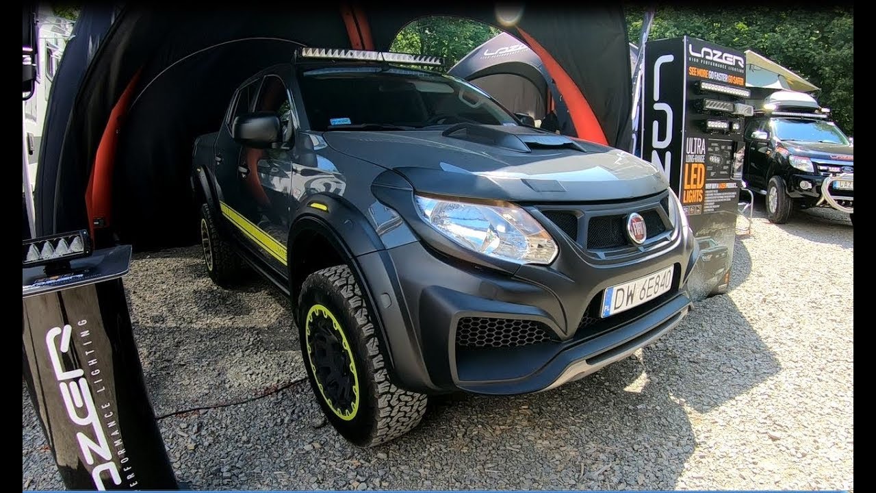 Fiat Fullback double cab offroad pick up truck tuning show car auto pickup design walkaround V2369