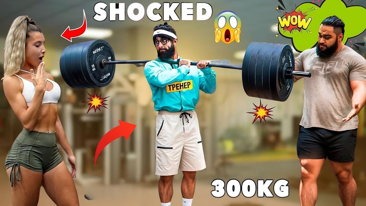 Elite Powerlifter Pranks Worlds Strongest Man with FAKE Weights! 😲  Anatoly GYM PRANK