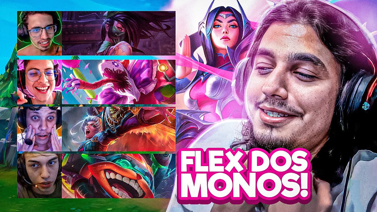 FLEX DOS MONOCHAMPIONS - TROCAMOS DE MONO PRA VER NO QUE DÁ