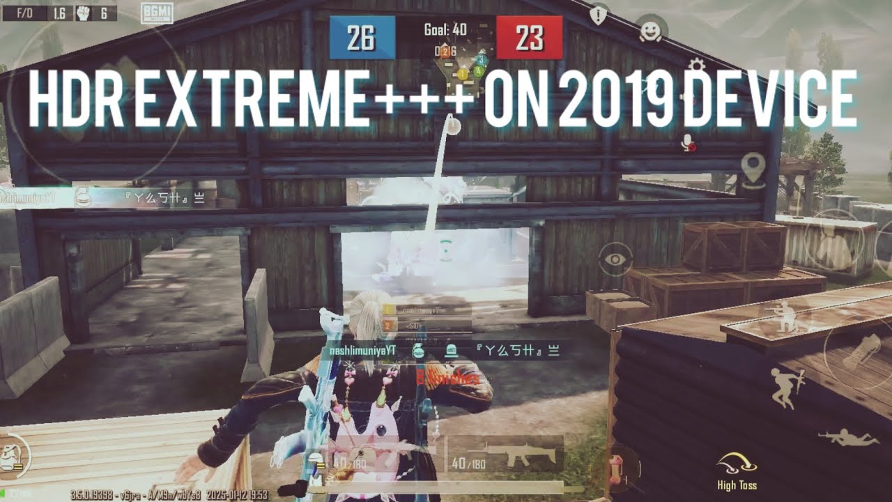 Hdr extreme+++ on 2019 phone #bgmi #pubgmobile #hdrextreme #120fpsbgmi #highgraphicsgameplay