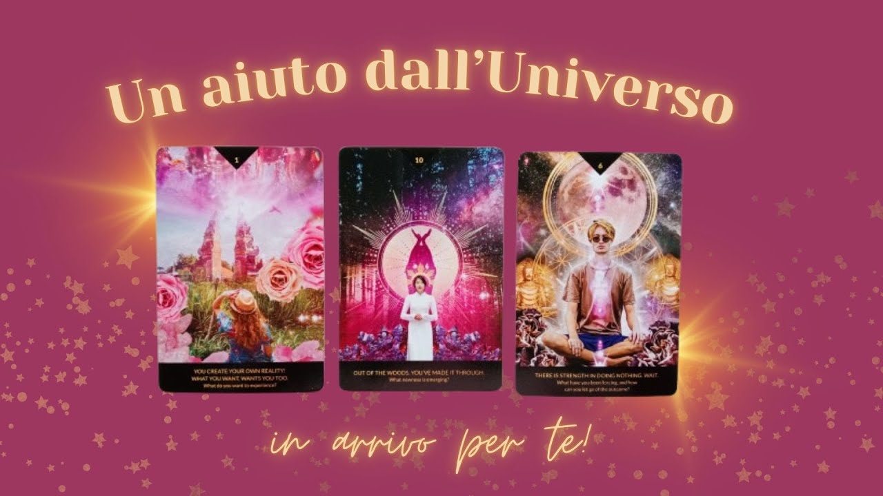 Un aiuto dall'Universo in arrivo per te 💫​​🍀​🌈​ Tarocchi interattivi 🧿🧿