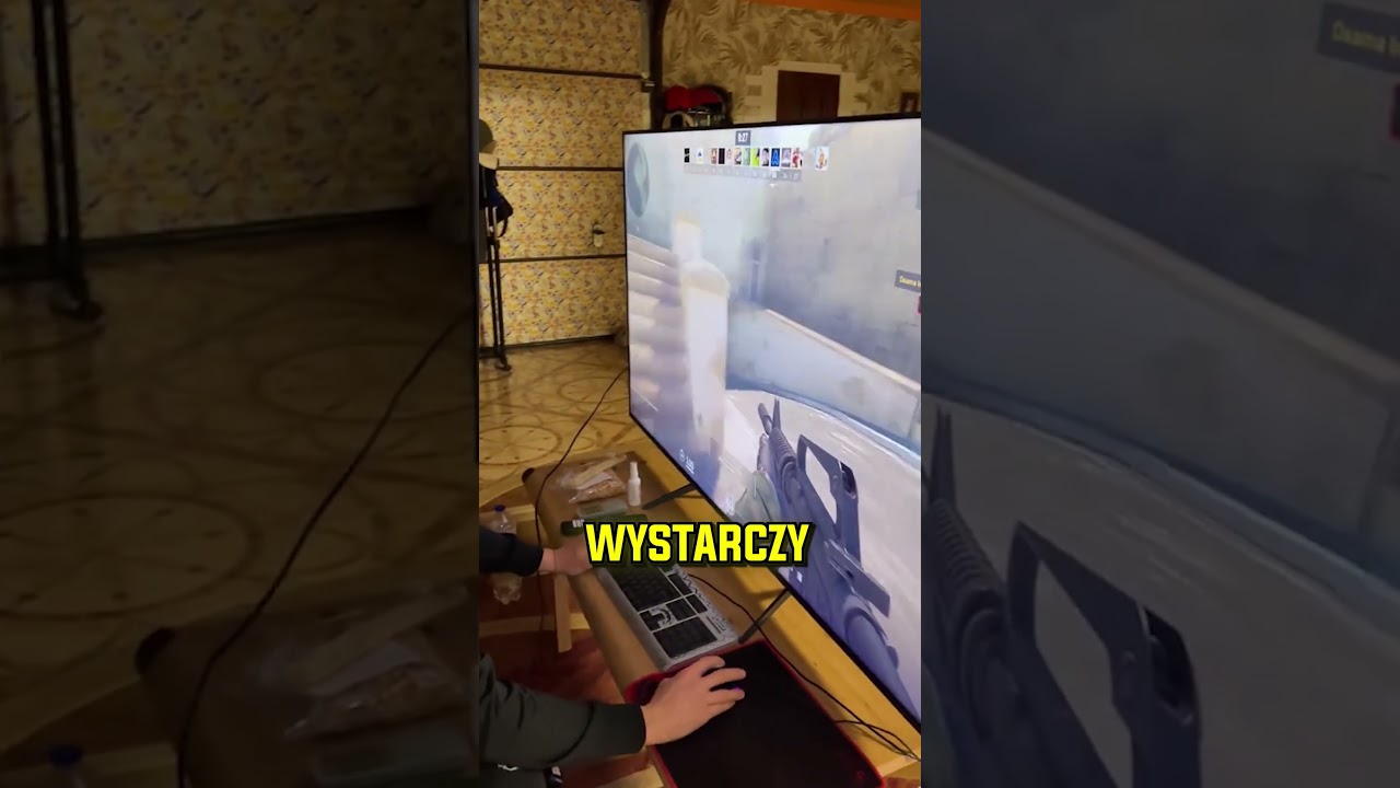 ZAGRAŁ W CS NIE UŻYWAJĄC MONITORA  #cs2