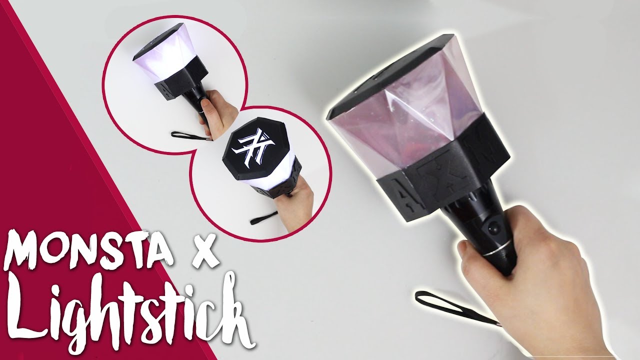 KPOP DIY: ¡Haz tu propio lightstick de MONSTA X! ✨ |K-freak| MONSTA X, 몬스타엑스