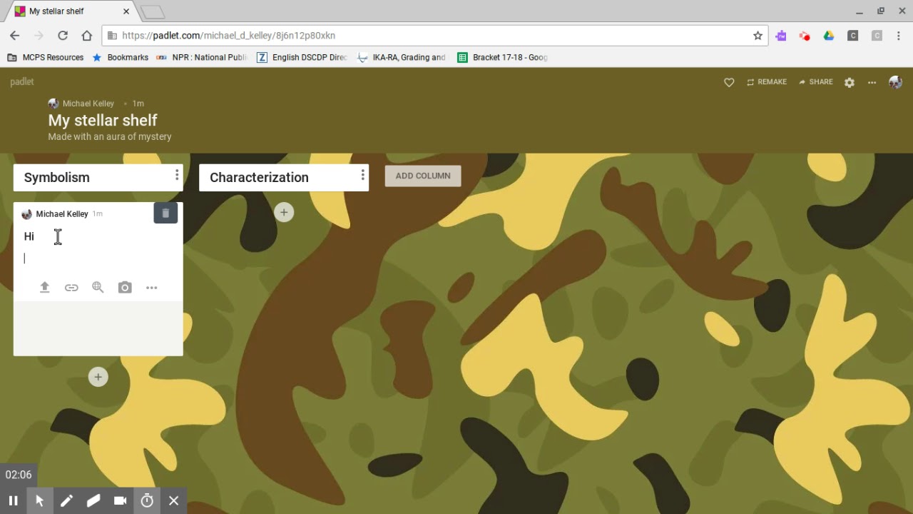 Using Padlet for Discussion Boards and Classroom Comments