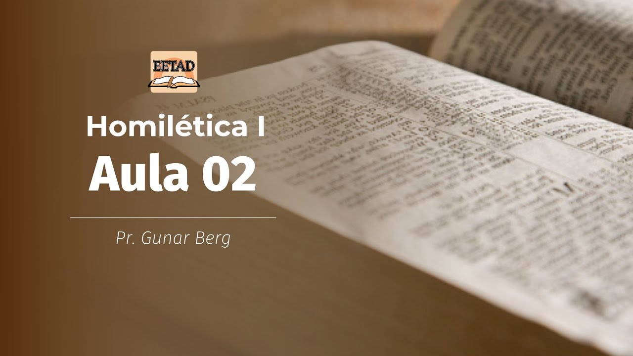 O PREGADOR (PARTE 1) I PR. GUNAR BERG