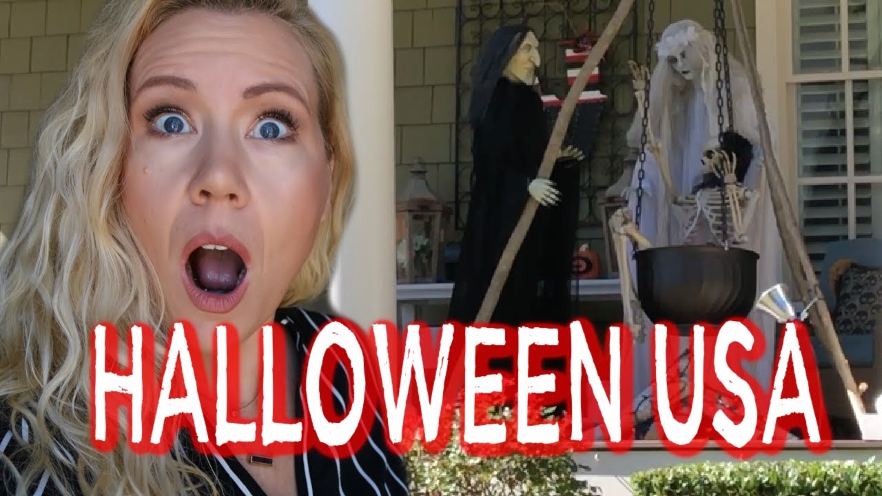 HALLOWEEN DEKO IN DEN USA 👻🎃 | Sissi die Auswanderin 🇺🇸