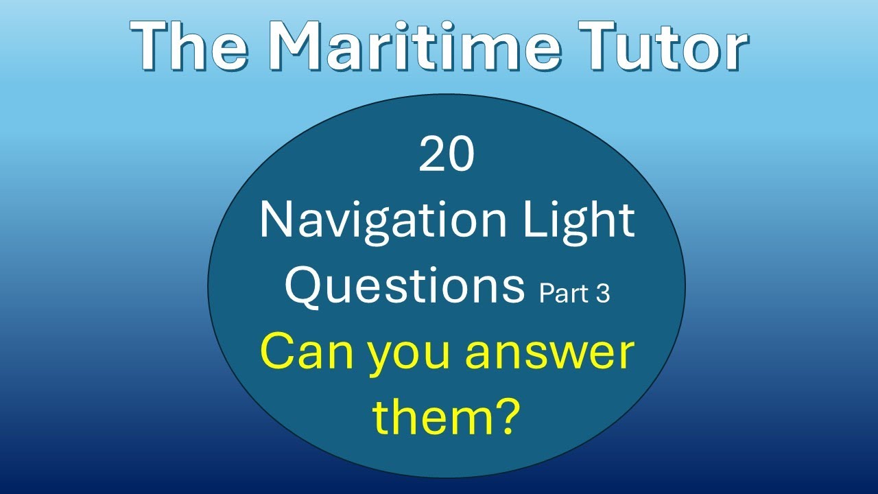 Test Your Knowledge - Nav Lights Quiz Part 3. Can you get 100%?