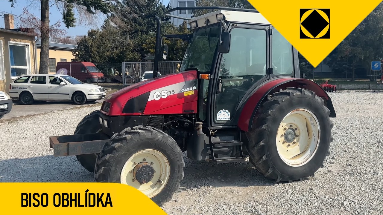 BISO - traktor Case IH CS 75 - obhlídka použitého stroje