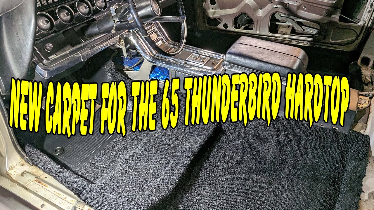 New Carpet Install - 65 Thunderbird Hardtop
