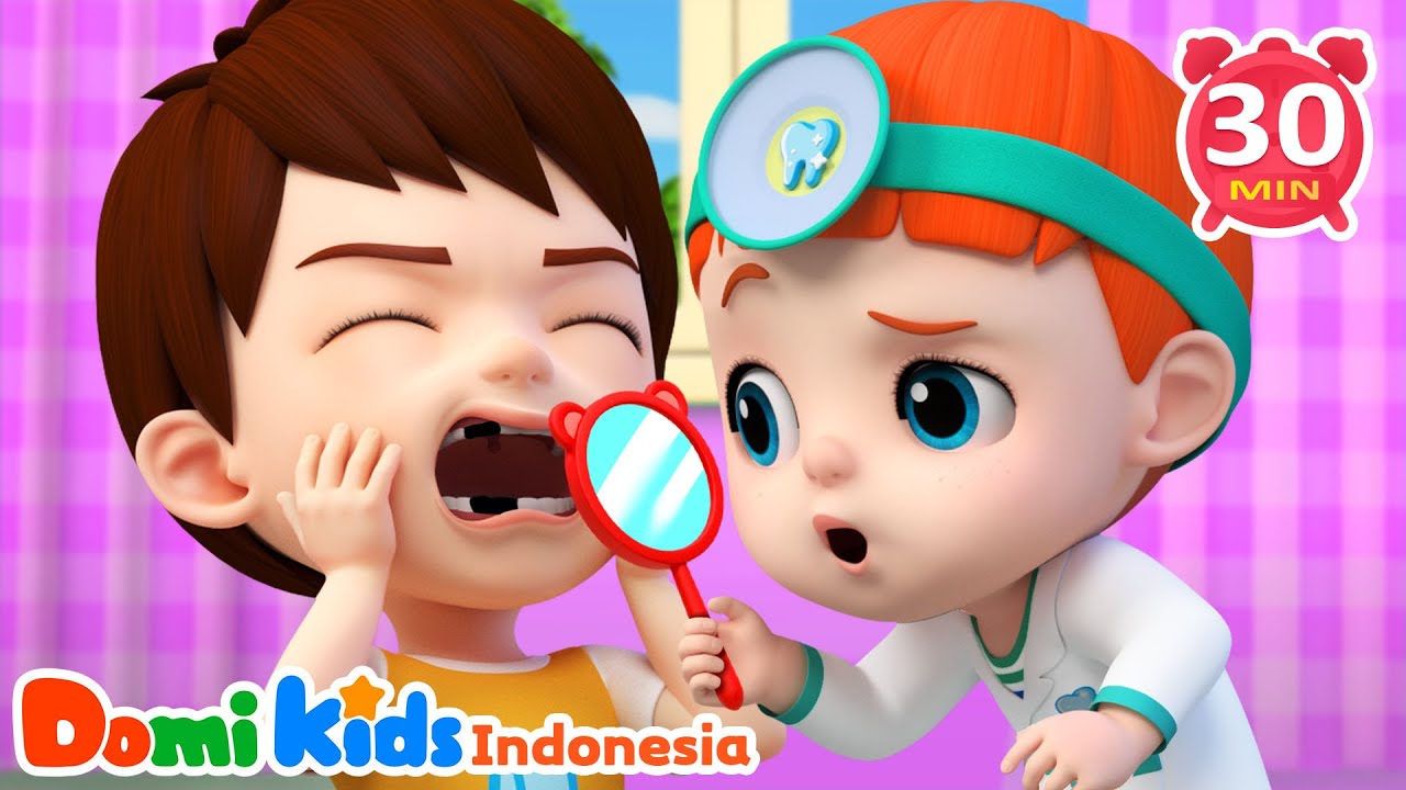 Gigi Goyang! 🦷 Lagu Anak Seru Tentang Gigi Copot | Domi Kids Kumpulan Lagu Pesta Anak-anak