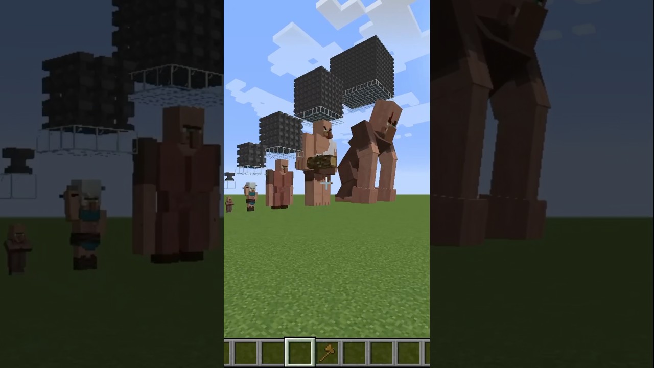 Anvils vs All Minecraft Mutant Villagers
