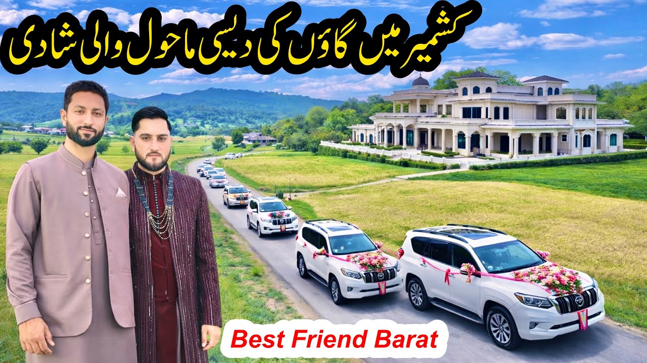 Kashmir Traditional Village Wedding Barat of My Best Friend 😍