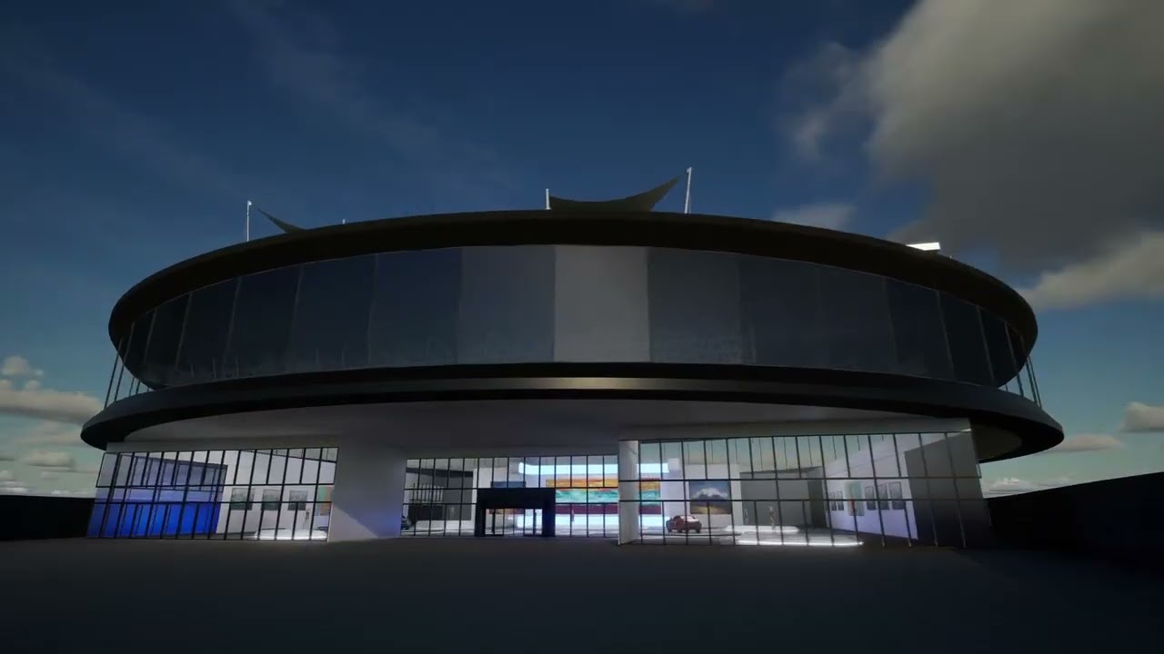 A virtual venue for events in the Metaverse.