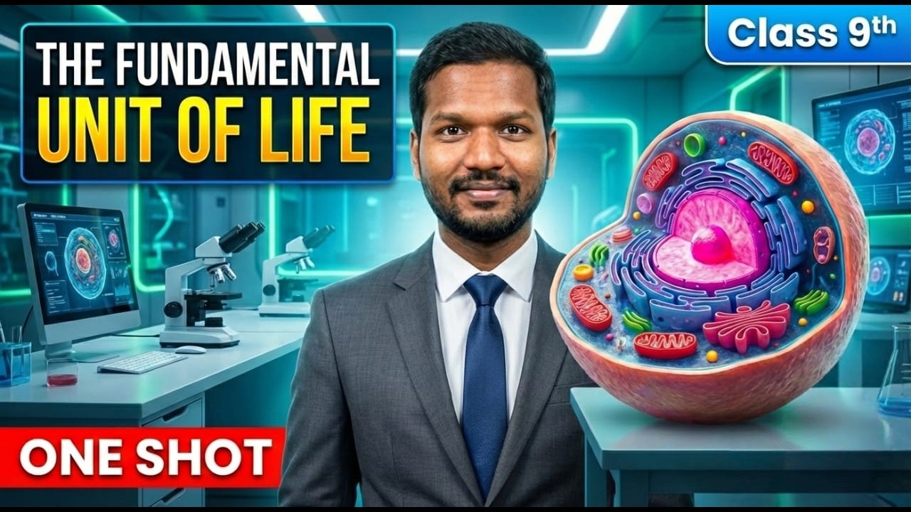The Fundamental Unit of Life IN ONE SHOT | Class 9 Science Chapter 5 | NCERT + PYQs |Rahul sir