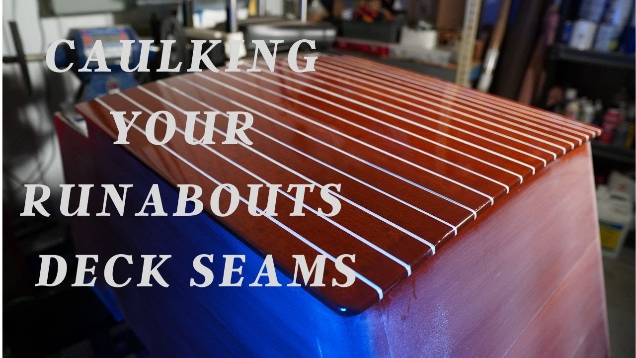WOODEN BOAT RESTORATION - How to Caulk Deck Seams
