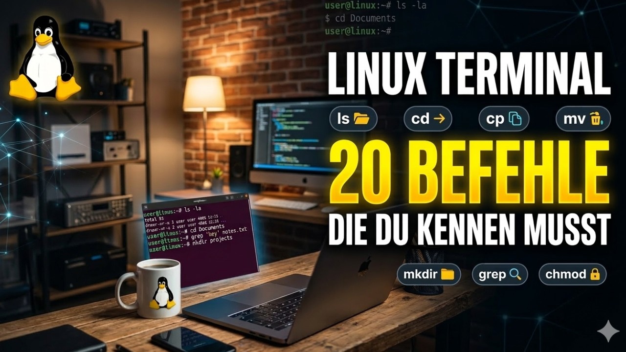 Linux Terminal für Anfänger – Die 20 wichtigsten Befehle