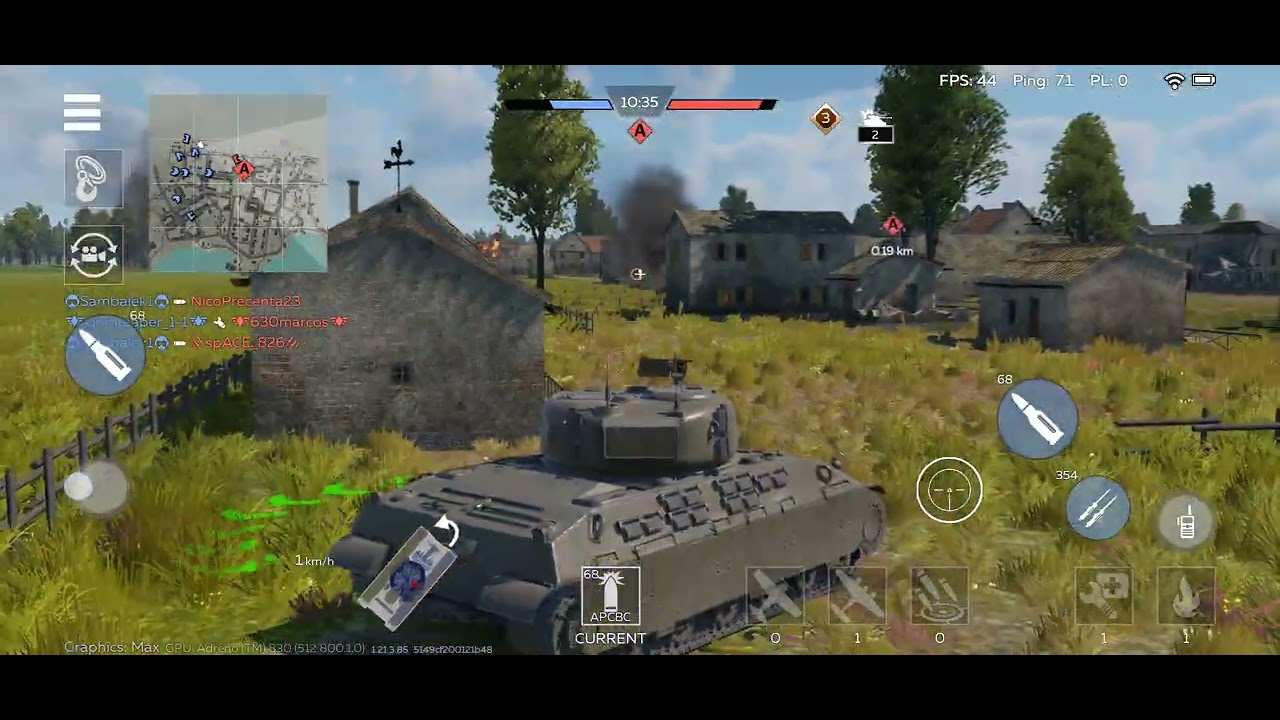 War thunder gameplay (Tank mode)