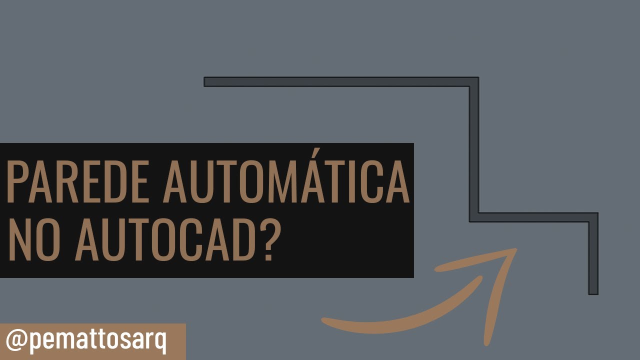 COMANDO PAREDE NO AUTOCAD 